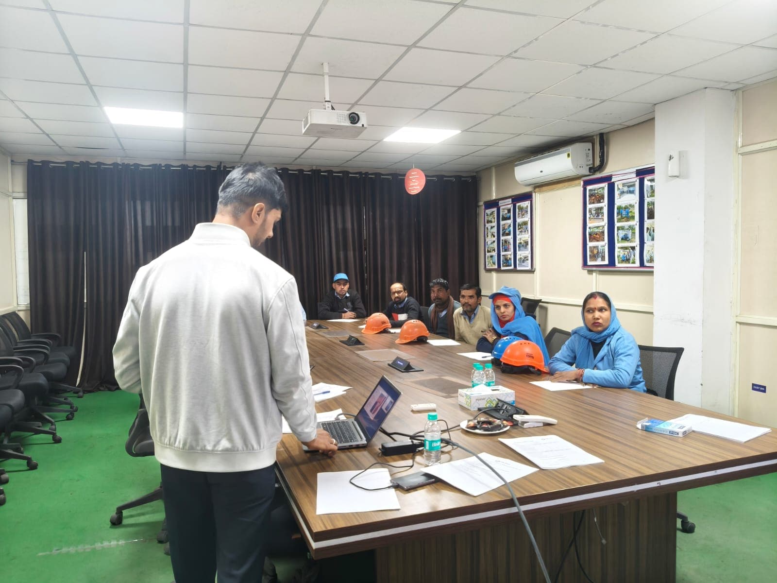 EHS professional conducting a site audit